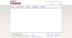 Desktop Screenshot of philips-saeco.sk